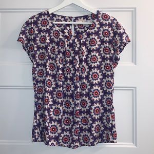 Boden Ravello Silk Blend Top